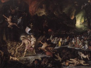 Cristo nel limbo da Jan the Elder Brueghel